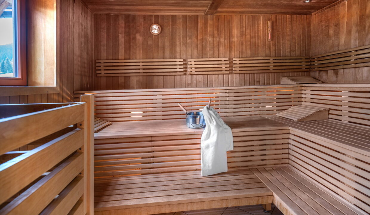 Sauna von innen JUFA Hotel Gitschtal