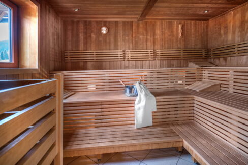 Sauna von innen JUFA Hotel Gitschtal